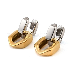 304 Stainless Steel Hoop Dangle Earrings for Women&nbsp;SA-CBAABBA-16GP