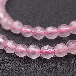 Natural Rose Quartz Beads Strands&nbsp;G-G099-F4mm-15