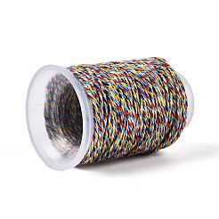 22M Rainbow Color Macrame Cotton Cord&nbsp;OCOR-T017-07I