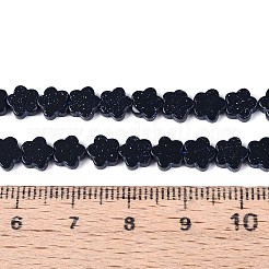 Synthetic Blue Goldstone Beads Strands&nbsp;G-N257-24A-01