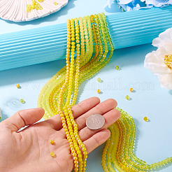 10 Strands 10 Styles Electroplate Opaque Glass Beads Strands&nbsp;GLAA-TA0003-60
