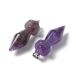 Natural Amethyst Pendants&nbsp;G-C187-03D