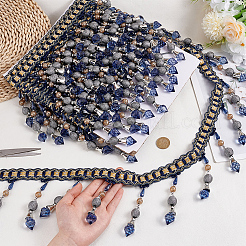 Curtain Plastic Beaded Fringe Trim&nbsp;OCOR-OC0001-49