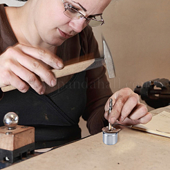Column Iron Block Jewelry Making Bench Tool Mini Forming Metalworking&nbsp;TOOL-WH0136-185A