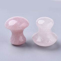 Mushroom Shape Natural Rose Quartz Massager&nbsp;G-S364-001