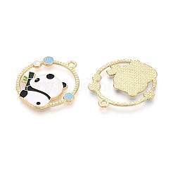 Alloy Enamel Pendants&nbsp;ENAM-T021-79A-G