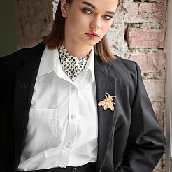 4Pcs Cicada Brooches&nbsp;JEWB-CA0001-63