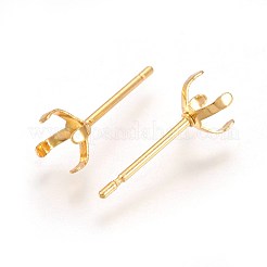 304 Stainless Steel Stud Earring Findings&nbsp;X-STAS-L219-03A-G