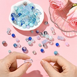 205G Transparent Glass Beads&nbsp;DGLA-YW0001-57A