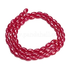 Lab Grown Red Corundum Beads Strands&nbsp;GG-CBAC488-02B