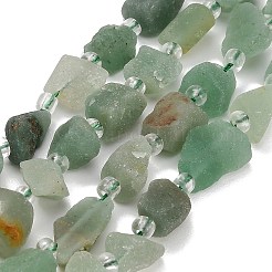 Natural Green Aventurine Beads Strands&nbsp;GG-CBA0B77-A17-02