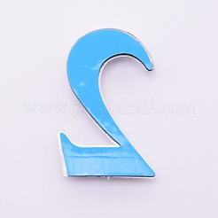 Plastic & PVC Number Sign Labels&nbsp;X-KY-WH0023-B02-01
