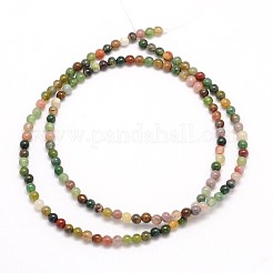 Natural Indian Agate Round Beads Strands&nbsp;X-G-N0166-23-3mm