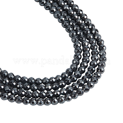 2Strands Non-magnetic Synthetic Hematite Beads Strands&nbsp;G-NB0005-01B