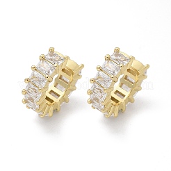 Cubic Zirconia Tennis Cuff Earrings&nbsp;EJEW-K093-09G-05
