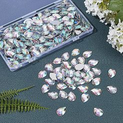 Flat Back Imitation Taiwan Acrylic Rhinestone Cabochons&nbsp;GACR-FG0001-04