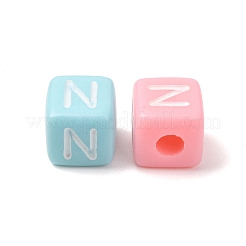 Opaque Acrylic European Beads&nbsp;AC-CBA7A73-01N