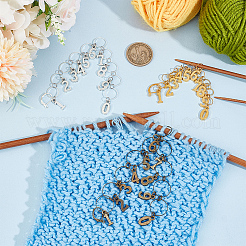 Acrylic Beaded Knitting Row Counter Chains&nbsp;HJEW-BC00012