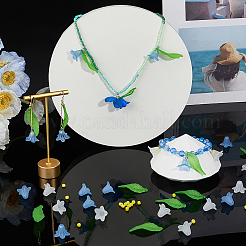 DIY Flower & Leaf Jewelry Making Findings Kits&nbsp;DIY-FH0007-94