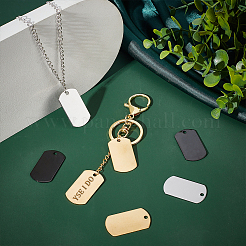 15Pcs 3 Colors 304 Stainless Steel Pendants&nbsp;STAS-UN0061-20