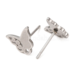 304 Stainless Steel Stud Earring Findings&nbsp;SA-CBA4E98-01B-P