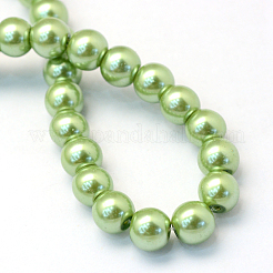 Baking Paint Glass Pearl Bead Strands&nbsp;HY-Q003-3mm-26