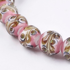 Handmade Lampwork Beads Strands&nbsp;LAMP-K029-02B