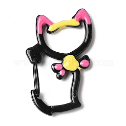 Spray Painted Alloy Spring Gate Ring&nbsp;PALLOY-P292-03