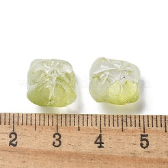 Baking Paint Transparent Glass Beads&nbsp;GLAA-C035-01N