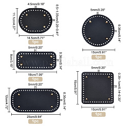 5Pcs 5 Style PU Leather Knitting Crochet Bags Nail Bottom Shaper Pad&nbsp;DIY-PH0009-83