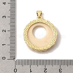 Brass Resin Pendants&nbsp;KK-A296-29G