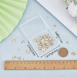 56Pcs 4 Style Brass Beads&nbsp;KK-CN0002-76