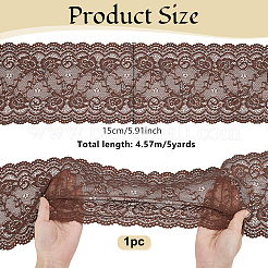1 Roll 10% Spandex & 90% Nylon Lace Ribbon&nbsp;OCOR-OC0001-96E