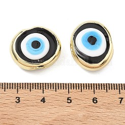 Handmade Evil Eye Lampwork Beads&nbsp;LAMP-D006-08G-09