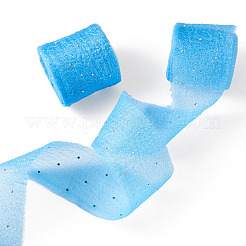 2Rolls Polyester Hot-fix Rhinestone Raw Edges Ribbon&nbsp;OCOR-TA0003-95K