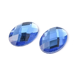 Electroplate Glass Cabochons&nbsp;GGLA-R007-04