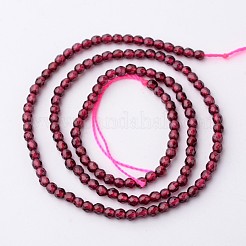 Natural Garnet Bead Strands&nbsp;X-G-K145-F-3mm-A