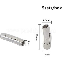 304 Stainless Steel Bayonet Clasps&nbsp;STAS-UN0001-88D