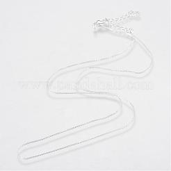 Brass Box Chains Necklaces&nbsp;MAK-R014-S