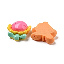 Opaque Resin Decoden Cabochons&nbsp;CRES-R199-01