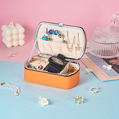 PU Leather Jewelry Storage Box&nbsp;LBOX-TAC0001-01B