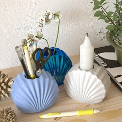 Shell Shape DIY Silicone Vase Molds&nbsp;PW-WG8A415-01