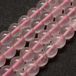Natural Rose Quartz Beads Strands&nbsp;G-E375-12mm-01
