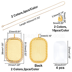 32Pcs DIY Pendant Necklace Jewelry Makings&nbsp;DIY-PH0002-66