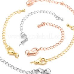 6 Pcs Long-Lasting Plated Brass Chain Extender&nbsp;KK-FS0001-04