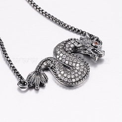 Adjustable Brass Micro Pave Cubic Zirconia Bolo Bracelets&nbsp;BJEW-F302-02B