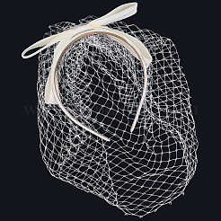 Gauze Mesh Veil Cloth Bowknot Hair Bands&nbsp;AJEW-WH20018-96