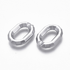 Spray Painted CCB Plastic Linking Rings&nbsp;LS-CCB-R104-15-03