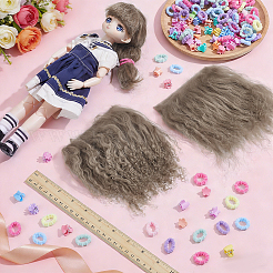 2Pcs Wool Doll Wig Hair&nbsp;DIY-NB0016-02A