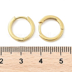 Brass Huggie Hoop Earrings&nbsp;EJEW-F245-06G